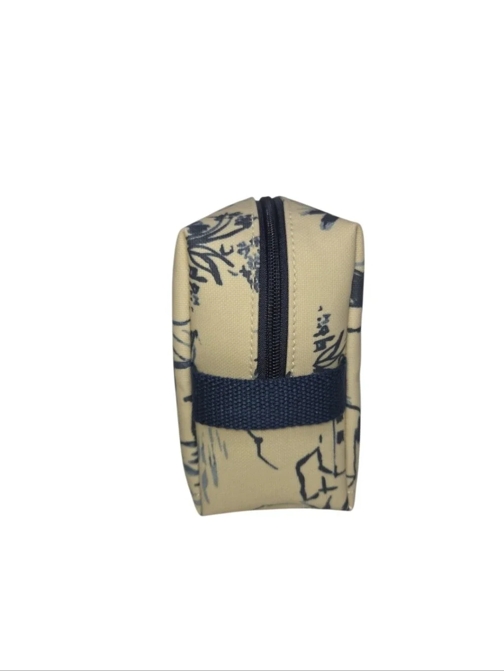Spartina 449 Daise Seascape Water Resistant Coated Canvas Cosmetic Case NWT